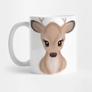 Cute Deer Drawing Mug